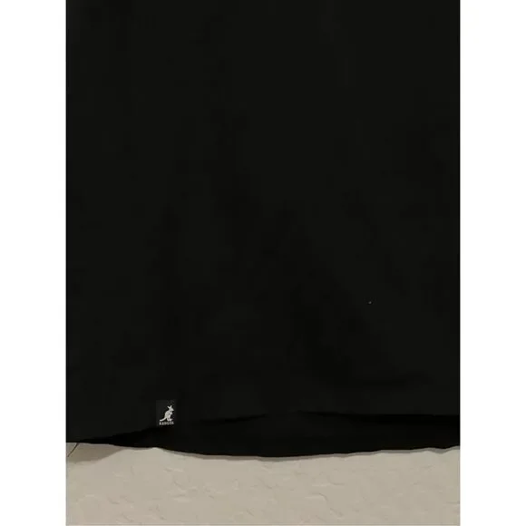 Kangol Shirt Men's Large Black Short Sleeve - Picture 2 of 2